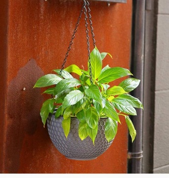 DONICZKA WISZĄCA NA KWIATY KWIETNIK ELEGANCKA NA BALKON TARAS Z HACZYKIEM