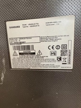 TELEWIZOR SAMSUNG 43