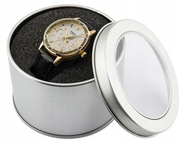 Metalowe Pudełko na Zegarek - Eleganckie i Wytrzymałe