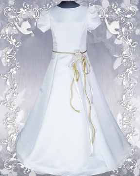 Платье для причастия Alba, шнур для причастия IGA 152