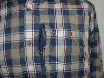 FJALLRAVEN FJALLGLIM МУЖСКАЯ ТРЕККИНГОВАЯ РУБАШКА L