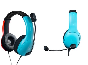 Наушники PDP для Nintendo SWITCH LVL40 RED/BLUE