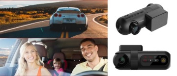 VIOFO T130 2CH-G GPS WIFI Видеорегистратор - ПЕРЕДНЯЯ/ВНУТРЕННЯЯ + 256 ГБ + ACC + CPL
