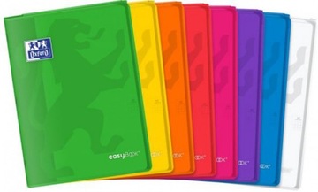 Zeszyt OXFORD EASYBOOK A4 60k Kratka MIX 8 sztuk