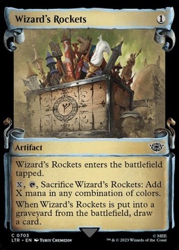 MTG LTR #703 Wizard's Rockets Silver Foil
