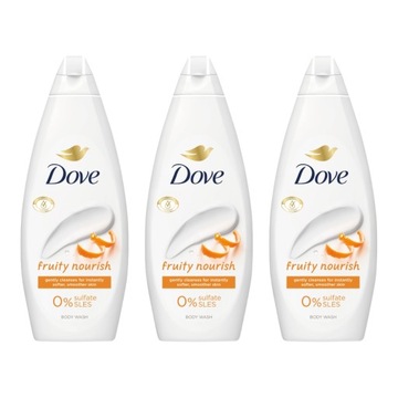 Żel pod prysznic Dove Fruity Nourish 3x 720 ml