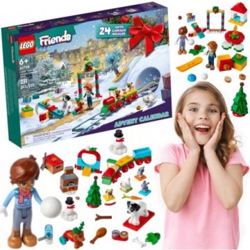 Sada Lego Friends Adventní Kalendář 24 Dní Zábavy Ideální Dárek