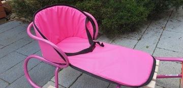 ПОЛЬСКИЕ БАЗОВЫЕ САНКИ + СПИНКА + ТОЛСТЫЙ МАТРАС С РЕМНЯМИ + ПОДНОГКИ