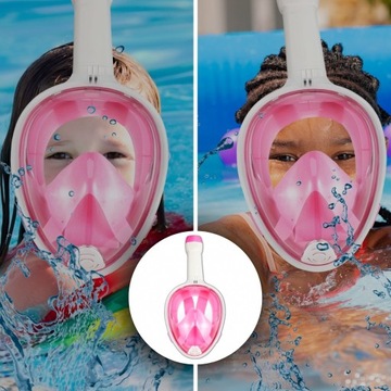 Маска для дайвинга складная полнолицевая S/M FULL FACE водный бассейн