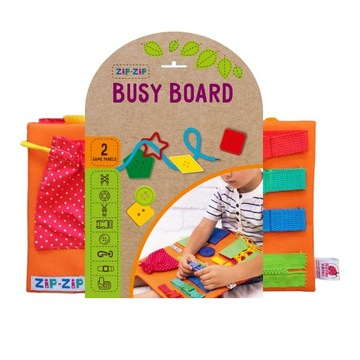 GRA EDUKACYJNA MANIPULACYJNA Busy board 2 panele roter kafer WIEK 3+