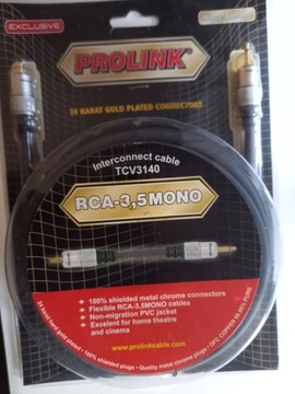 10m mini Jack mono /1RCA(wtyk czincz) PROLINK EX
