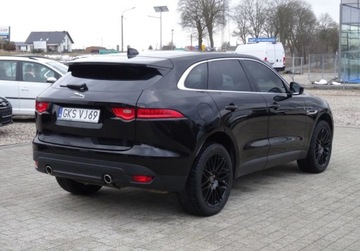 Jaguar F-Pace SUV 3.0 TDV6 300KM 2016 Jaguar F-Pace 3.0D 300KM Automat Led Skora Navi Bezwypadkowy Zarejestrowany, zdjęcie 19