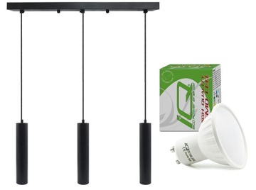 LAMPA SUFITOWA TUBY ŻYRANDOL CORTO LED LOFT RURKI GU10 INDUSTRIALNY STYL