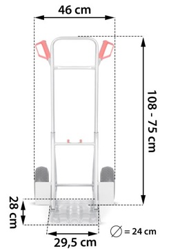 СКЛАДСКАЯ ТРАНСПОРТНАЯ ТЕЛЕЖКА ДЛЯ MILLER, СКЛАДНАЯ, 150 КГ