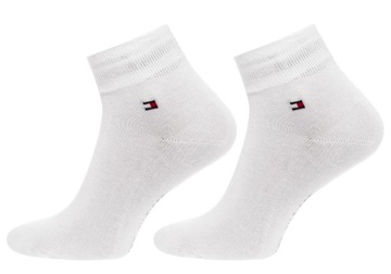 TOMMY HILFIGER МУЖСКИЕ НОСКИ 2P БЕЛЫЕ Размер: 43-46