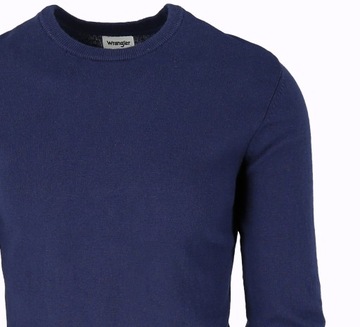 WRANGLER CREWNECK KNIT LEKKI SWETER Z WEŁNĄ - XXL