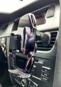 СЕРЕБРЯНЫЙ АВТОМОБИЛЬНЫЙ ДЕРЖАТЕЛЬ ТЕЛЕФОНА ДЛЯ БЫСТРОГО ИНДУКЦИОННОГО ЗАРЯДНОГО УСТРОЙСТВА