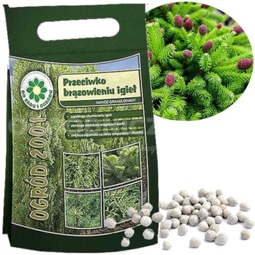 NAWÓZ IGLAKI TUJE PRZECIW BRĄZOWIENIU IGIEŁ 5 kg