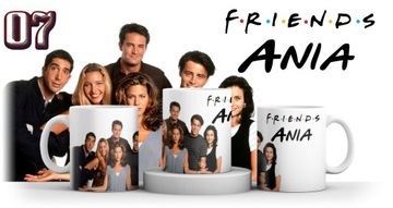 КРУЖКА ДРУЗЬЯ ДРУЗЬЯ из сериала +ИМЯ