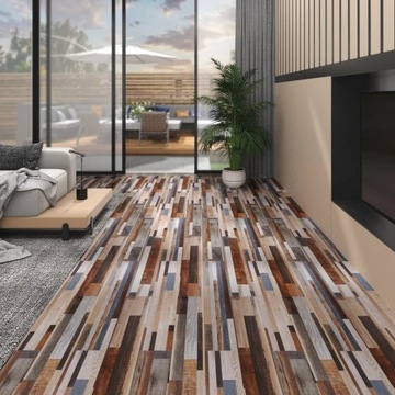 Panele podłogowe PVC, 5,26 m² kolorowe, bez kleju