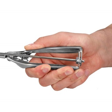 GAŁKOWNICA ŁYŻKA DO LODÓW DUŻA ZIEMNIAKÓW RYŻU 23,5cm STALOWA SOLIDNA STAL