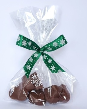 Небольшие пластиковые пакеты OPP Рождественские чайные гайки торты 12x15 50 шт