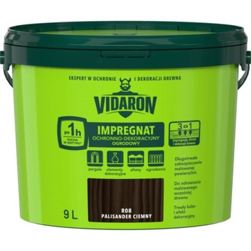 VIDARON Impregnat Ogrodowy R08 palisander ciemny