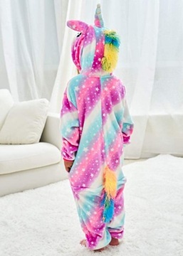 JEDNOROŻEC PIŻAMA KIGURUMI DRES GALAXY 122-128