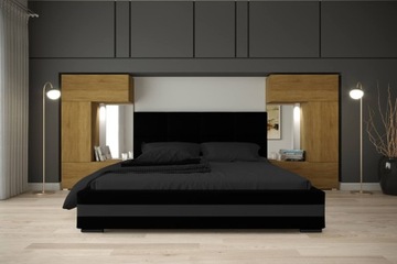 Настенный блок Мебель для спальни Вариант со светодиодной подсветкой Panama 1M