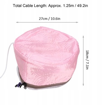 ТЕРМОШАПОЧКА ДЛЯ ВОЛОС САУНА МАСЛЯНАЯ МАСКА