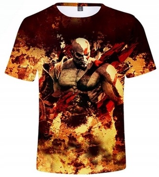 Męski T-shirt Koszulka PRINT 3D Wilk Wilki,L