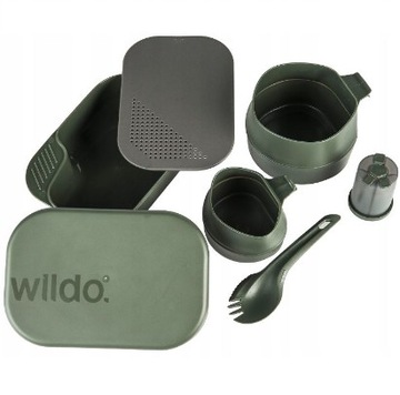 Naczynia Turystyczne Menażka HELIKON WILDO Camp-A-Box Complete Olive Green