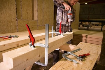 Зажим рычажный, сталь 500х120мм BESSEY