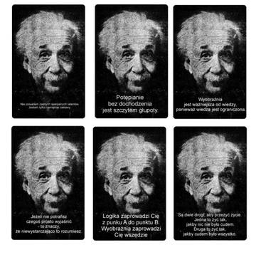 6 magnesów Albert Einstein cytaty cytat nauka