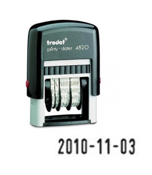 ШТАМП ДАТЫ TRODAT 4810 САМОКРАСКА
