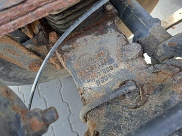 WÓZEK MOST MOSTY KOMPLETNE ZWOLNICE RESOR BĘBNY RT 4.12 VOLVO FH FM 6x4 8x4