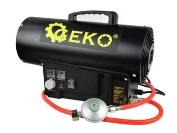Lekka NAGRZEWNICA GAZOWA 20KW Z TERMOSTATEM GEKO