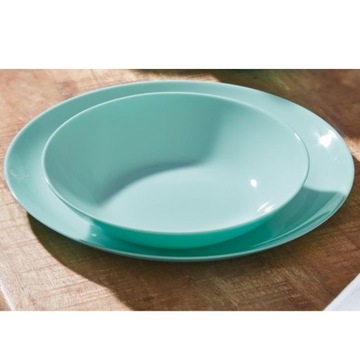 НАБОР ТАРЕЛОК ИЗ 12 ОБЕДЕННЫХ ККПЛ НА 6 ЧЕЛОВЕК БИРЮЗОВЫЙ