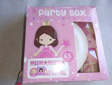 PARTY BOX маленькая принцесса - набор для дня рождения, 65 элементов