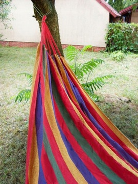 Садовый гамак, одноместный прочный шезлонг 250x85 см