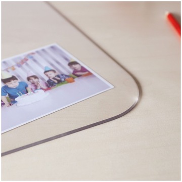 Podkładka na Biurko Mata Ochronna PVC 120x60 Stół Blat Przezroczysta Gruba