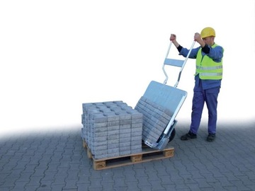 Тротуарная тележка для брусчатки Пробст ВТК-В ВМЕСТИМОСТЬ 400КГ ПОДДОН 900ММ