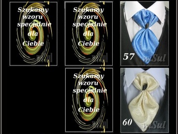 MUSZNIK chłopięcy 60 wzory - krawat, fular, muszka