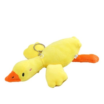 Brelok zwierzęcy tkanina gęś żółty 18cm