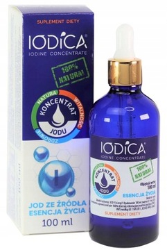 IODICA NATURALNY JOD koncentrat Z MINERAŁAMI szkło