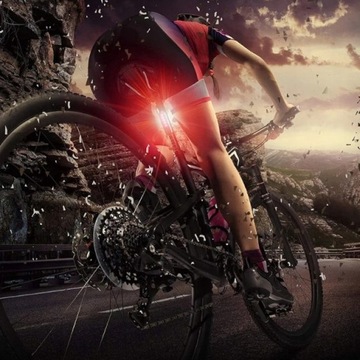 ВЕЛОСИПЕДНАЯ ЛАМПА ПЕРЕДНЯЯ ЗАДНЯЯ СВЕТОДИОДНАЯ ФОНАРЬ ДЛЯ ВЕЛОСИПЕДНОГО РУЛЯ ЯРКИЙ МОЩНЫЙ USB