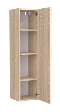 SZAFKA SŁUPEK ŁAZIENKOWY WISZĄCY DĄB SNOMA 100x35x17 CM -WYSYŁKA W CAŁOŚCI