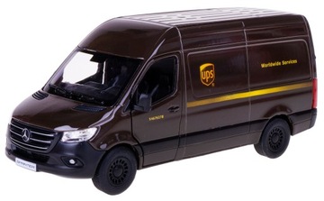 Автомобиль курьер UPS Mercedes Benz Sprinter металл 28s