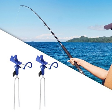 2шт Держатель для удочки Держатель для удочки Синий