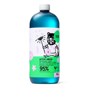 YOPE Натуральная жидкость для мытья полов Актив зеленый 1000мл